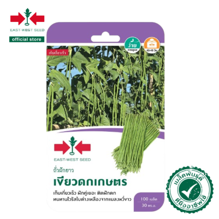 เมล็ดพันธุ์ ถั่วฝักยาวเขียวดกเกษตร